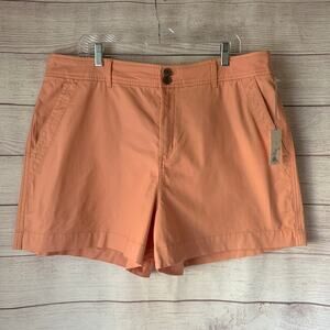 A New Day Peach Shorts Stretch Size 17